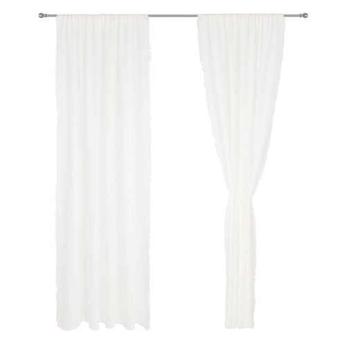 Kiruna Linen Curtain white, 100% linen | High quality homewares