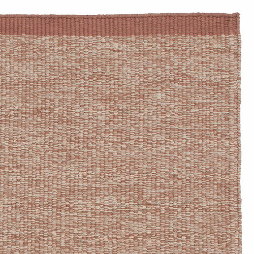 Kolkata Rug [Rosewood & Natural white]