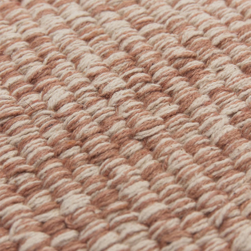 Kolkata Rug [Rosewood & Natural white]