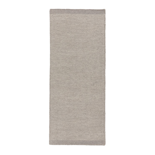 Kolong Wool Runner in stone grey melange & off-white | Home & Living inspiration | URBANARA