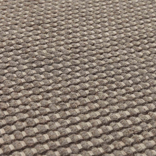 Kolong Rug grey brown & off-white, 100% new wool | High quality homewares