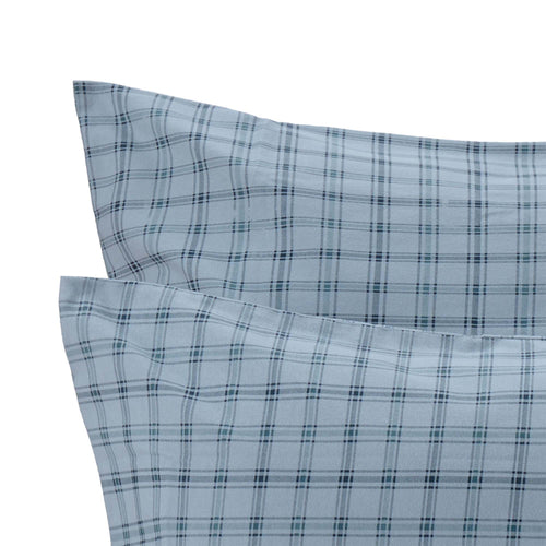 Luz Pillowcase in blue | Home & Living inspiration | URBANARA