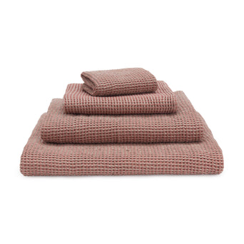 Kotra Towel Collection dusty pink & natural, 50% linen & 50% cotton