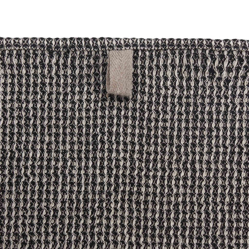 Kotra Towel Collection grey & natural & black, 50% linen & 50% cotton | High quality homewares