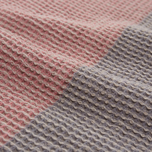 Kotra Tira Tea Towel Set [Dusty pink/Natural/Grey]