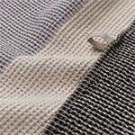 Kotra Tira Tea Towel Set [Grey/Natural/Black]