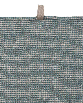 Tea Towel Kotra Grey green & Natural, 50% Linen & 50% Cotton