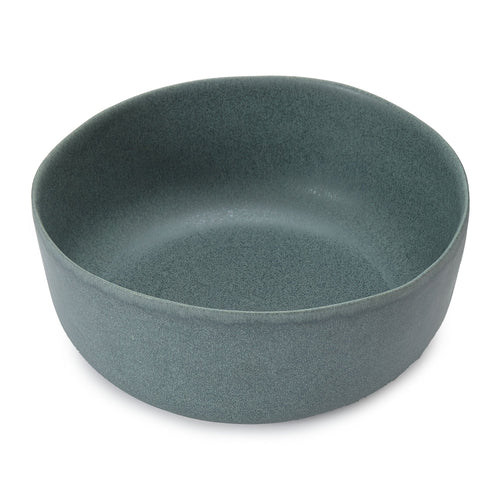 Malhou salad bowl, grey green, 100% stoneware
