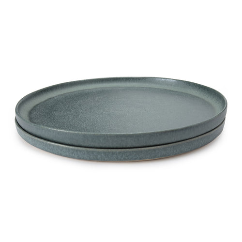 Malhou plate, grey green, 100% stoneware