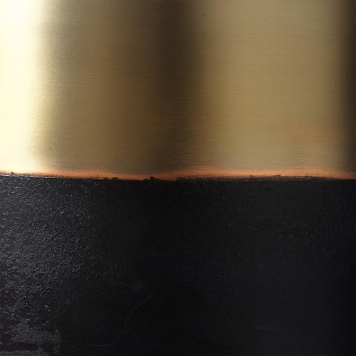 Naruli Planter brass & black, 100% metal | URBANARA living accessories