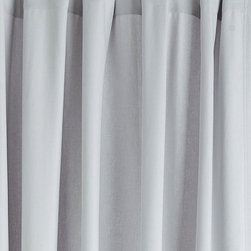 Largo Curtain Set silver grey, 100% cotton | High quality homewares