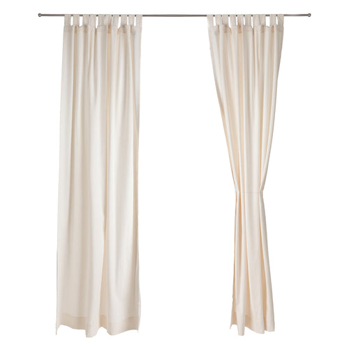 Largo curtain, natural white, 100% cotton |High quality homewares