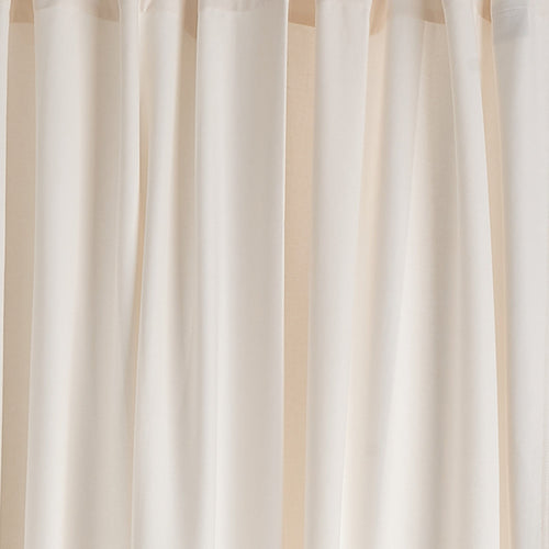 Largo curtain, natural white, 100% cotton | URBANARA curtains