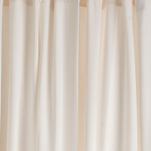Largo Curtain Set natural white, 100% cotton | High quality homewares