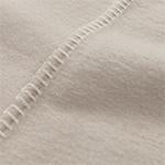 Laussa Blanket beige & off-white, 100% organic cotton | High quality homewares