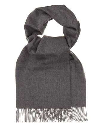 Limon scarf, grey melange, 100% baby alpaca wool