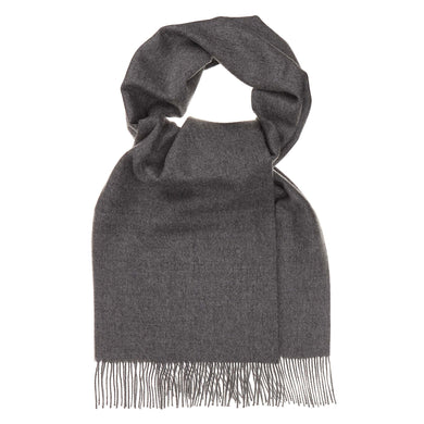 Limon scarf, grey melange, 100% baby alpaca wool
