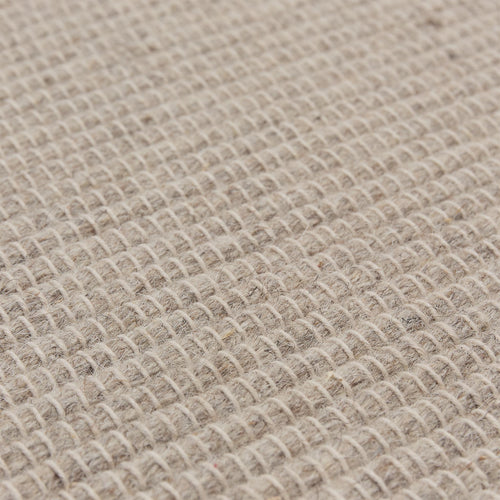Loha Wool Rug [Light grey/White]