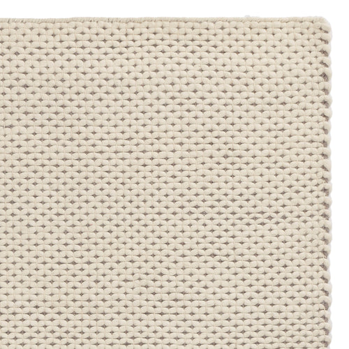 Lona rug, ivory & grey, 70% wool & 30% cotton