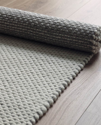 Lona rug, ivory & grey, 70% wool & 30% cotton