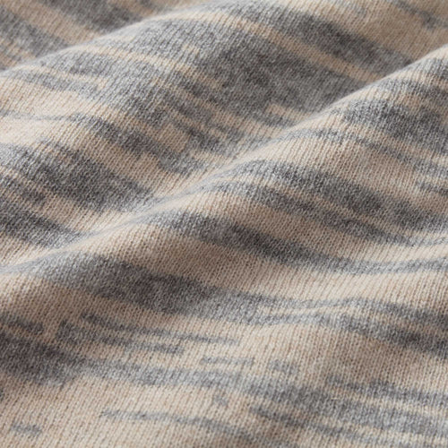 Loule Wool Blanket natural & grey melange, 80% wool & 20% polyamide | URBANARA wool blankets