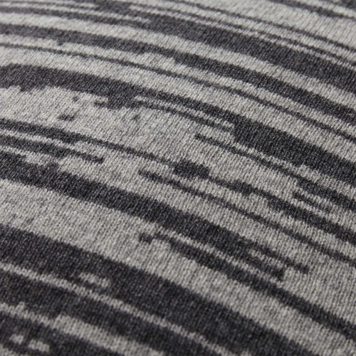 Loule cushion cover, dark grey & grey melange, 80% wool & 20% polyamide | URBANARA cushion covers