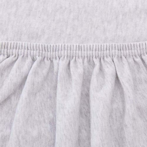Louredi Mini Fitted Sheet in light grey melange | Home & Living inspiration | URBANARA