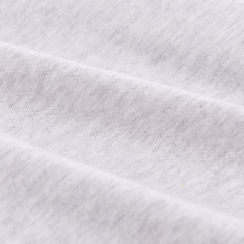 Louredi Mini Fitted Sheet light grey melange, 100% organic cotton | High quality homewares