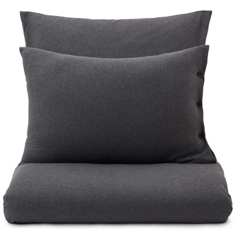 Louredo Jersey Bed Linen [Charcoal melange]