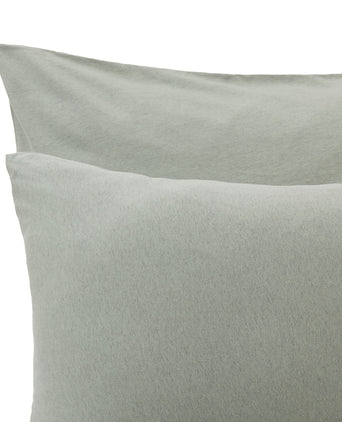 Louredo Jersey Bed Linen [Green grey melange]