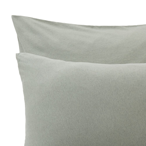 Louredo Jersey Bed Linen [Green grey melange]