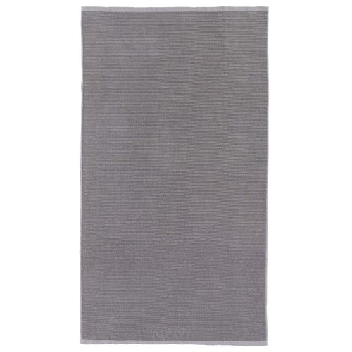 Louzela Beach Towel grey & white, 100% organic cotton
