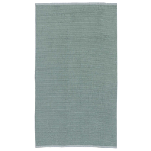 Louzela Beach Towel light grey green & white, 100% organic cotton