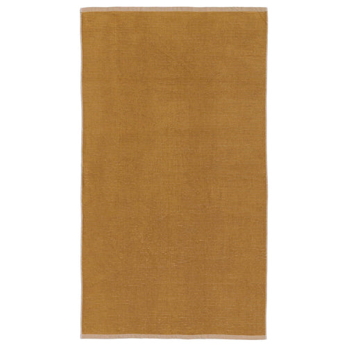 Louzela Beach Towel mustard & white, 100% organic cotton