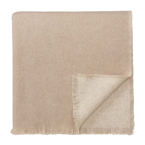 Luan Cashmere Blanket [Beige & Cream]
