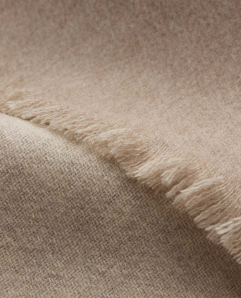Luan Cashmere Blanket [Beige & Cream]