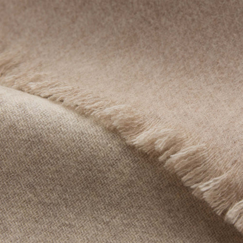 Luan Cashmere Blanket [Beige & Cream]