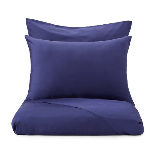 Lucca Pillowcase dark blue, 100% silk