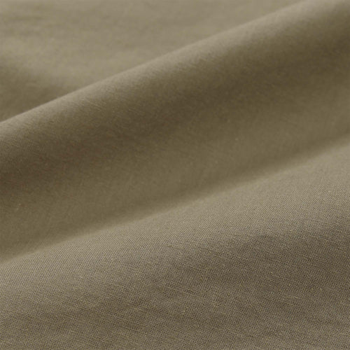 Luz duvet cover, olive green, 100% cotton | URBANARA cotton bedding