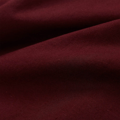 Luz duvet cover, bordeaux red, 100% cotton | URBANARA cotton bedding