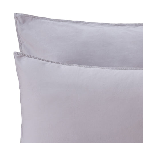 Luz Pillowcase in light grey | Home & Living inspiration | URBANARA