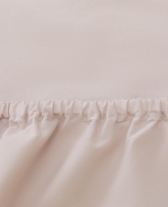 Luz Cotton Fitted Sheet [Light taupe]