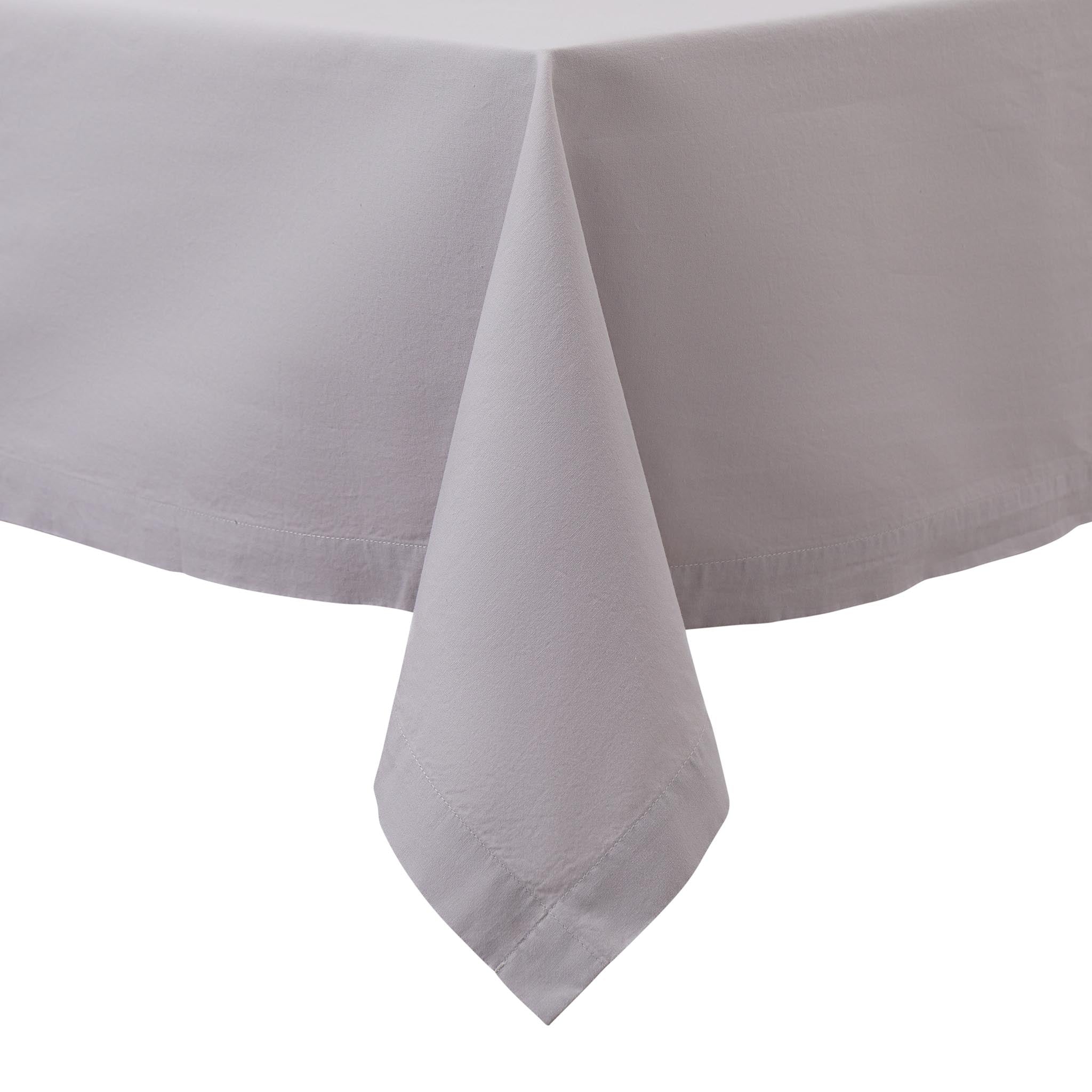 Luzia Cotton Table Linen, Light grey, 100 Cotton URBANARA