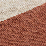 Mada Rug [Clay/Natural white]