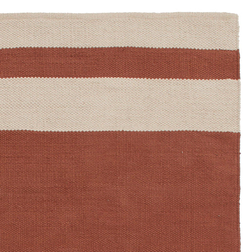 Mada Rug [Clay/Natural white]