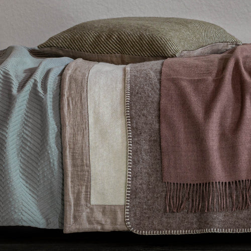 Naggu Blanket in off-white & natural | Home & Living inspiration | URBANARA