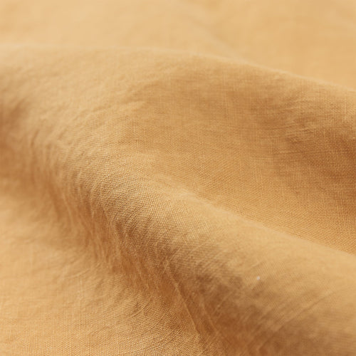 Mafalda Pillowcase ochre, 100% linen | URBANARA linen bedding