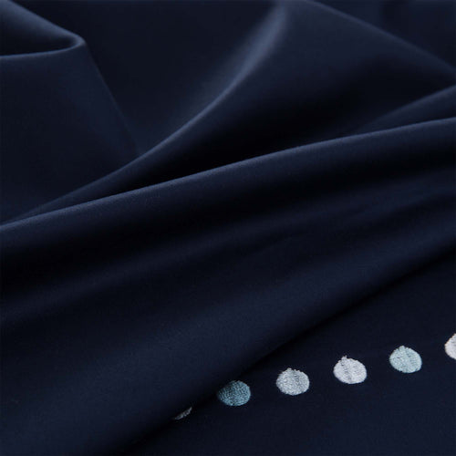 Mahina Pillowcase dark blue & blue & light grey, 100% cotton | High quality homewares