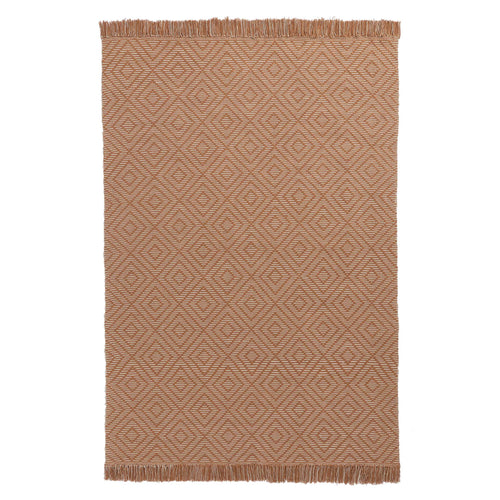 Malda Rug [Pale terracotta/Natural white]
