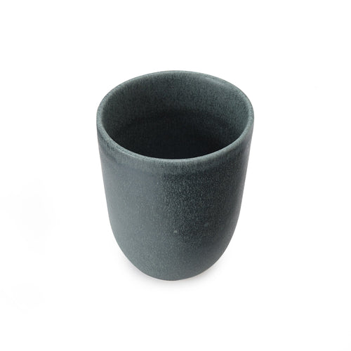 Malhou Mug grey green, 100% stoneware | URBANARA cups & mugs